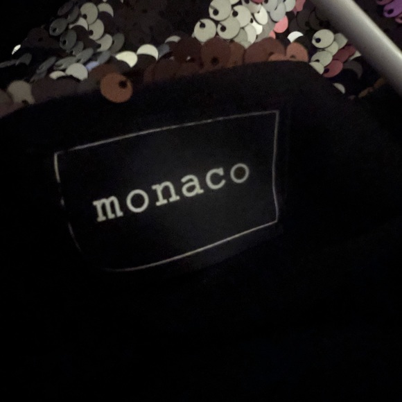 Sequins MONACO dress size 4/6 S - Picture 4 of 10